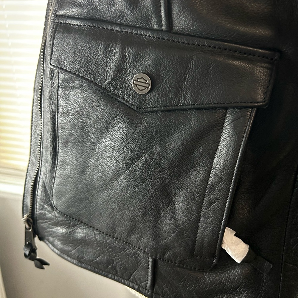 Harley-Davidson Women's H-D Flex Layering System Captains Leather Jacket - Picture 4 of 11